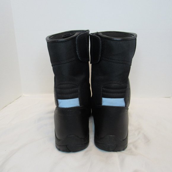 Bilt Black Leather Armor Zip Up Motorcycle Riding Boots US Size 5 NEW - Picture 7 of 9